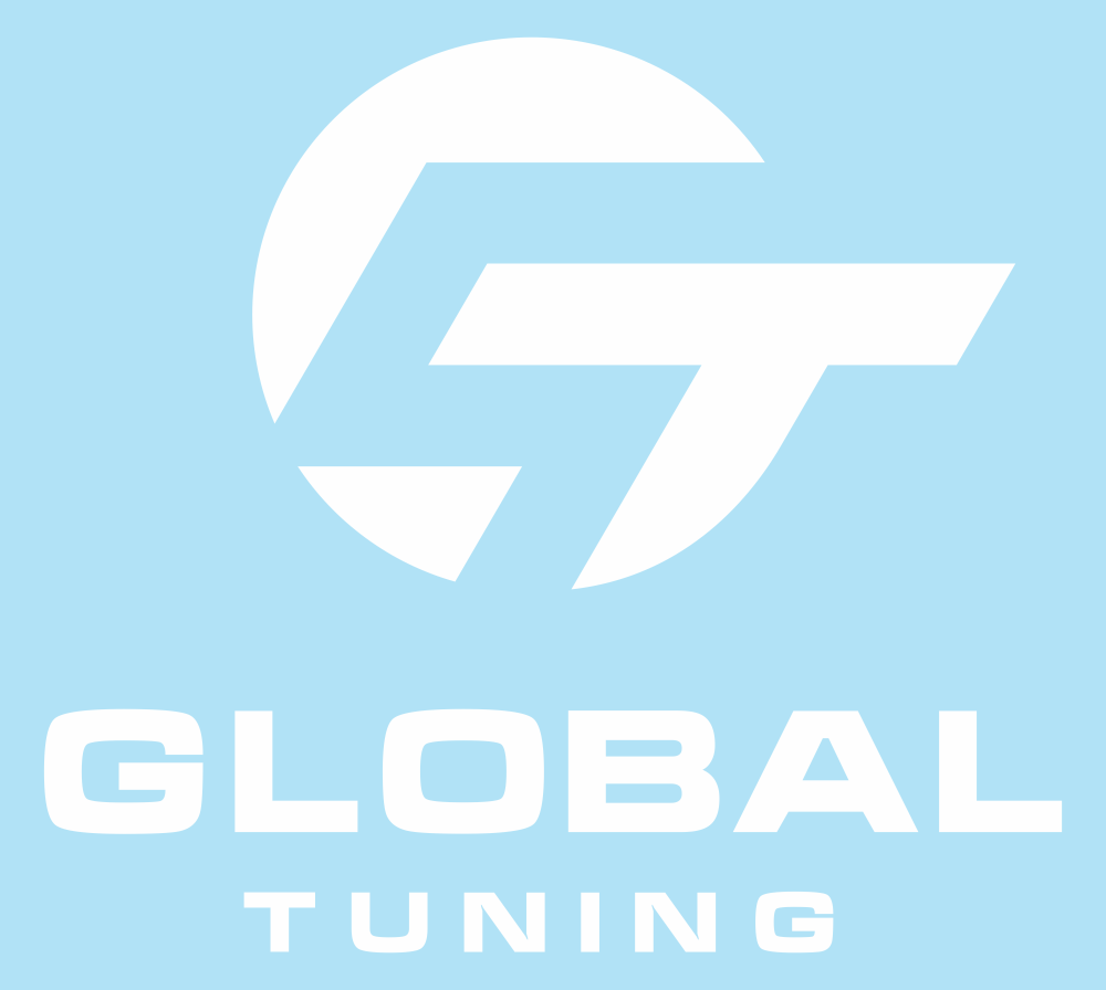 Наклейка Global Tuning 620х450 желтая - фото