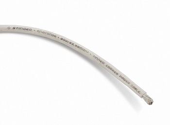 Силовой кабель Stinger Anaconda Clear 2Ga (1б-15м)(1м)